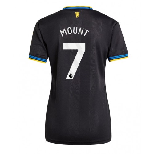 Stroje piłkarskie Manchester United Mason Mount #7 Koszulka Trzeciej dla damskie 2025-26 Krótki Rękaw